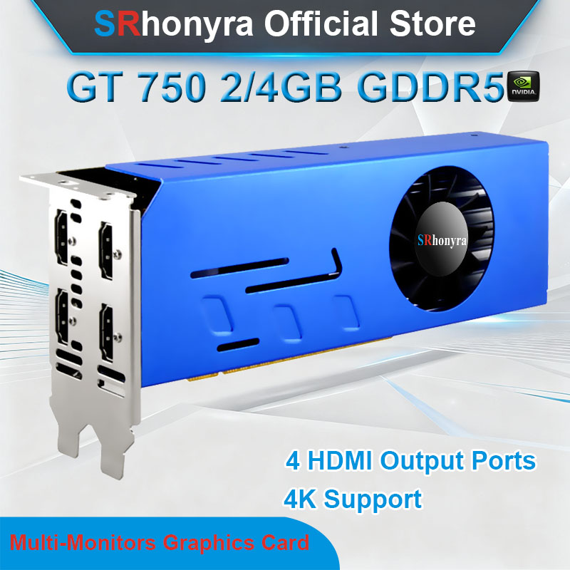 SRhonyra GeForce GTX1660S 1050 - 4 Hdmi Multi Monitor Video Card 4K recension och pris